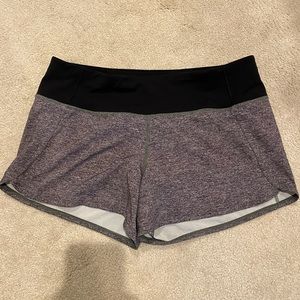 grey lululemon shorts